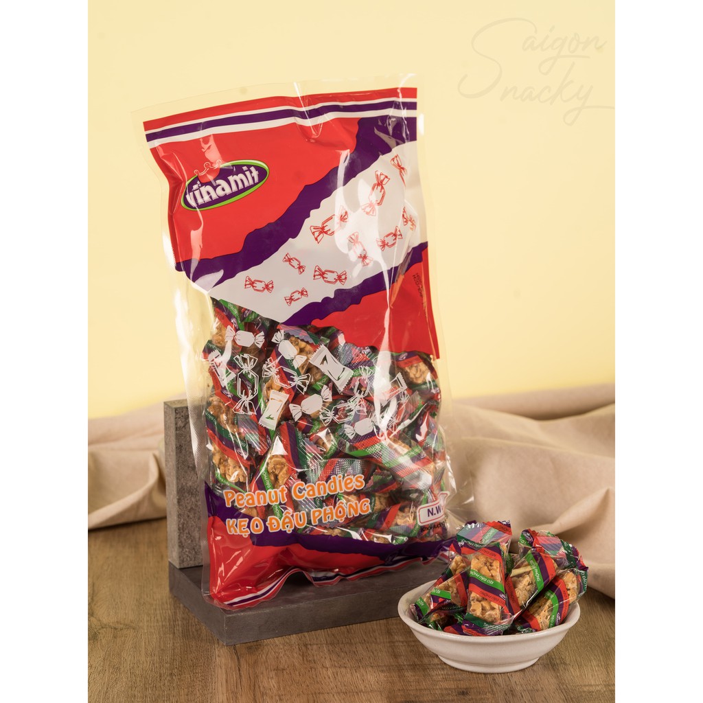 [Có bán thùng] Kẹo Đậu Phộng VINAMIT 500gram