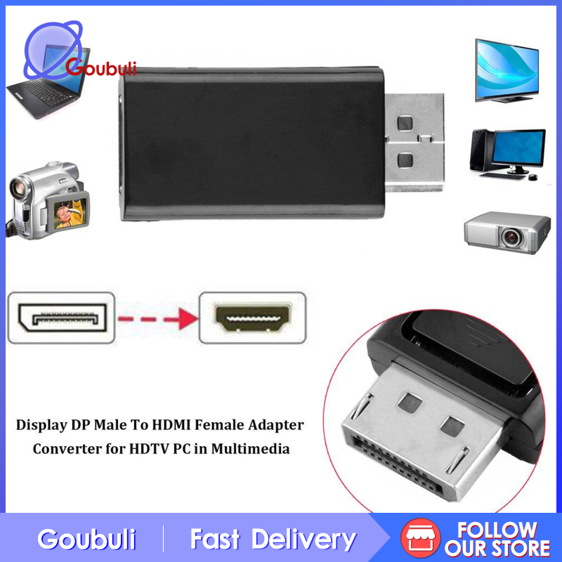 Giắc Chuyển Đổi Mini Display Port Male Sang Adapter Cho Pc Laptop Desktop