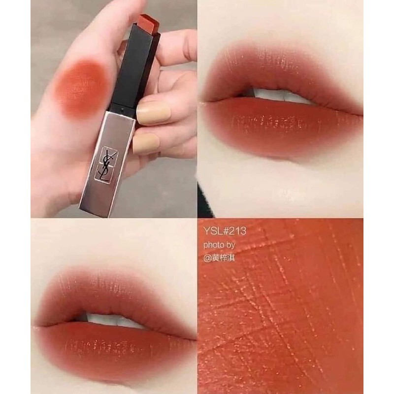 Son YSL Slim Glow Matte màu 213 214