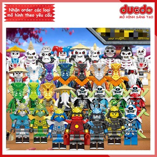 (Đóng túi) PRCK 61058 Combo 32 nhân vật Ninjago - Đồ chơi Lắp ghép Xếp hình Minifigures Mini Ninja Mô hình LeLe