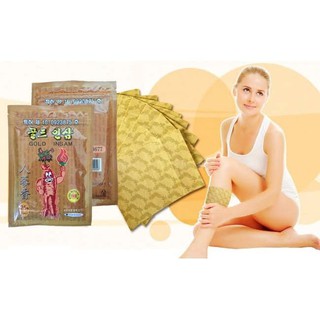 CAO DÁN HỒNG SÂM GOLD INSAM GIẢM ĐAU NHANH [KOREA POWER GINSENG] 25 MIẾNG