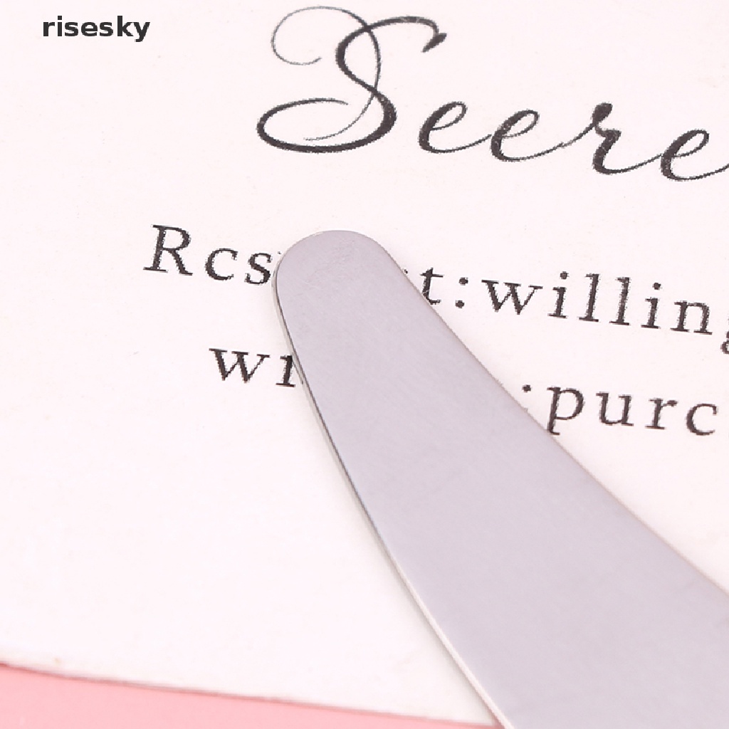 1 Muỗng Mini Bằng Kim Loại Dùng Trộn Mỹ Phẩm Làm Đẹp Tiện Dụng ♨Trên đó