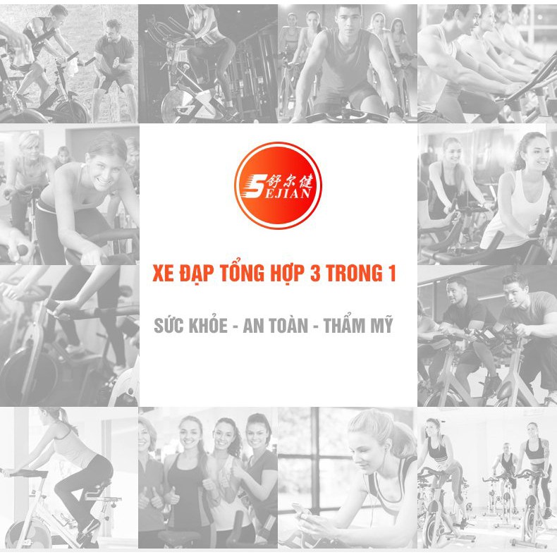 Xe Đạp Tập Thể Dục Tại Nhà kết hợp chơi Game 3D, GH - 806 tặng kèm combo quà tặng giá trị