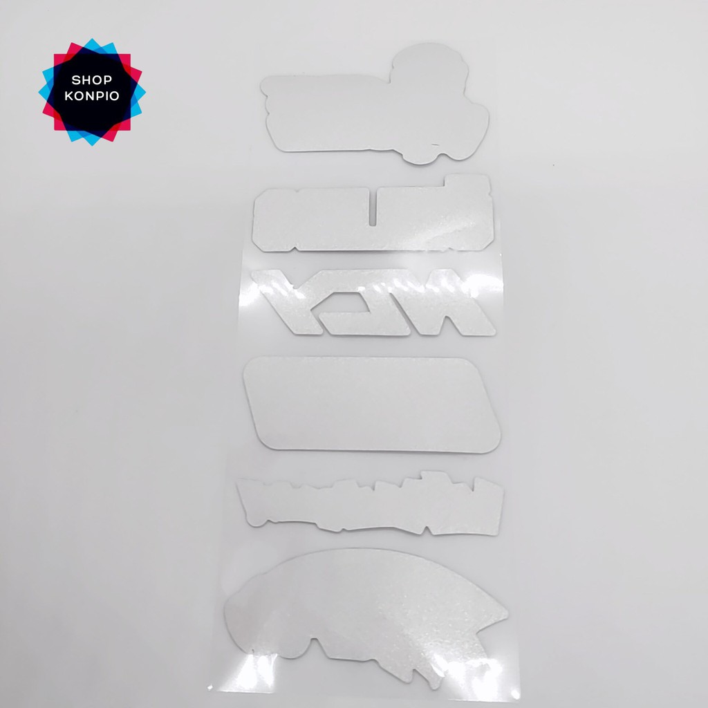 Bộ Tem Sticker Phản Quang MotorGo Cao Cấp Dán Xe Máy, Ô Tô, Mũ Bảo Hiểm, Chống Thấm Nước, Chống Bay Màu