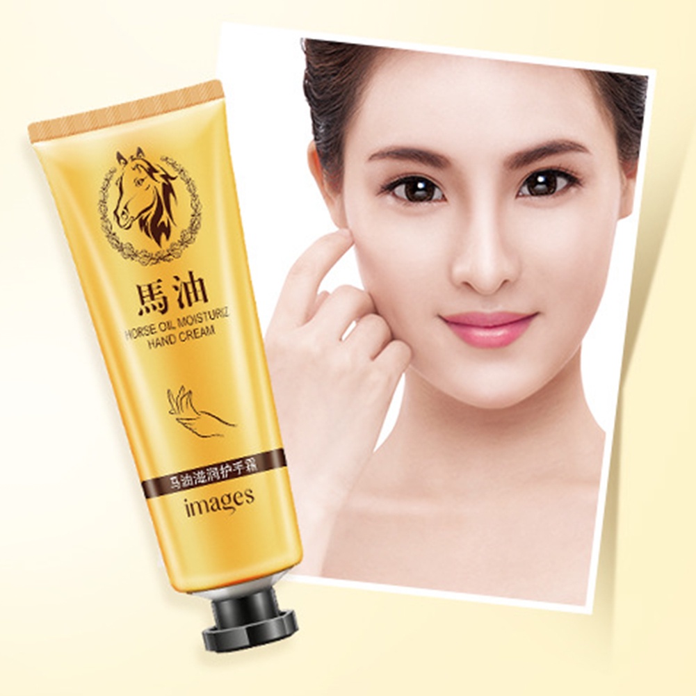 [Hàng mới về] Kem dưỡng da tay Images chiết xuất dầu ngựa làm trắng da 30g