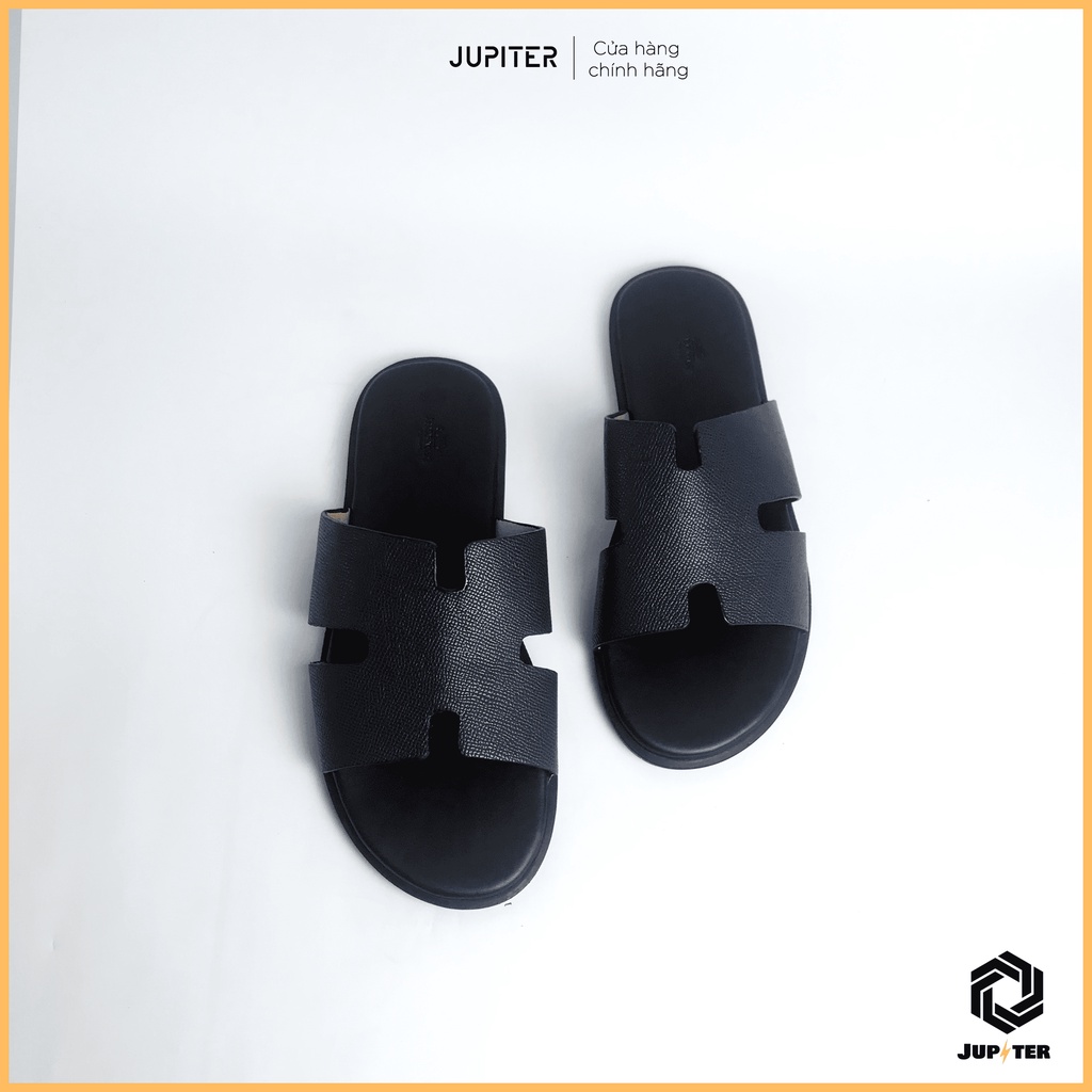 DÉP NAM QUAI NGANG HERMES XANH SẦN