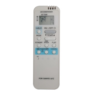Remote máy lạnh SANYO 2 chiều loại trắng bản dài