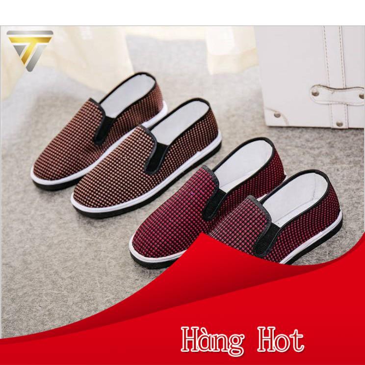 Giày lười vải nam - nữ đi bộ êm chân TRT-GLNU-04