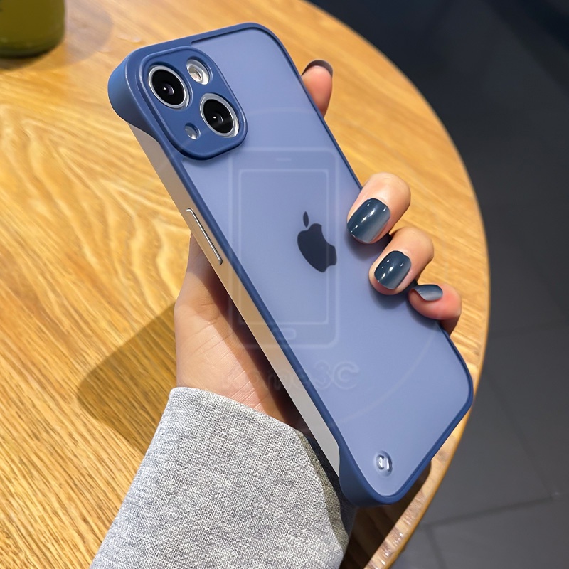 Ốp Điện Thoại Cứng Trong Suốt Không Viền Cho Apple iPhone 13 Pro Max Mini iPhone13 Apple 13