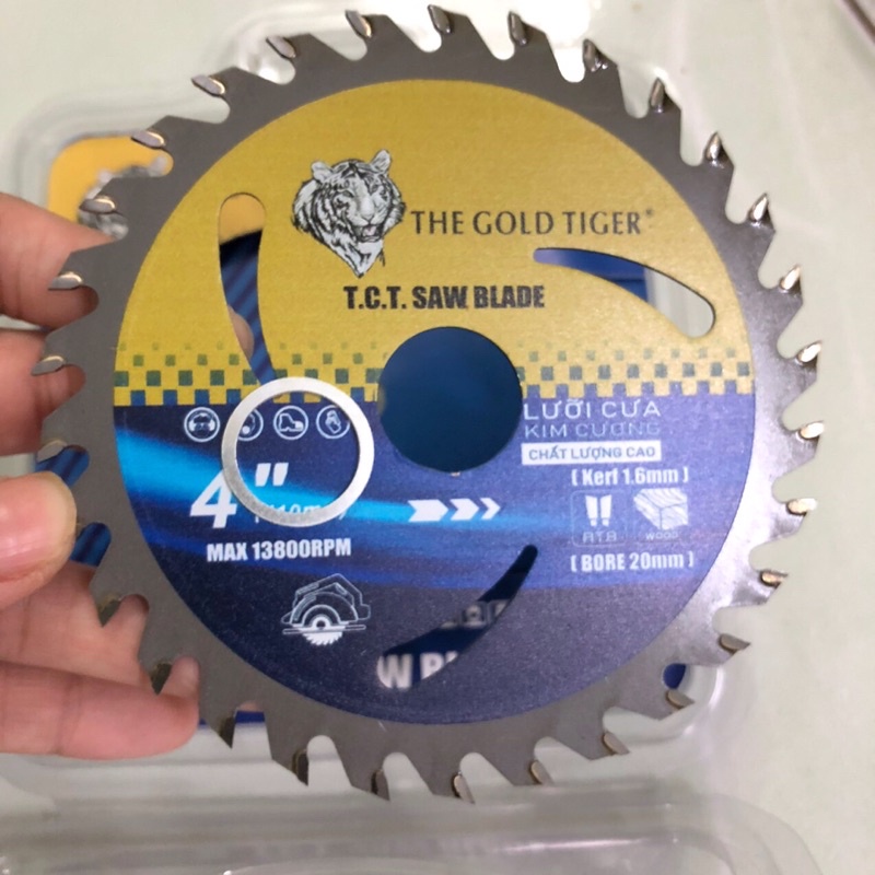 LƯỠI CƯA GỖ TIGER 110MM 30 RĂNG LOẠI 1