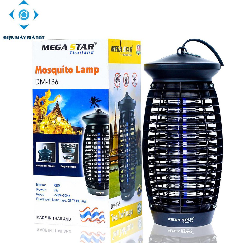 ĐÈN BẮT MUỖI MEGASTAR DM-136 THÁI LAN