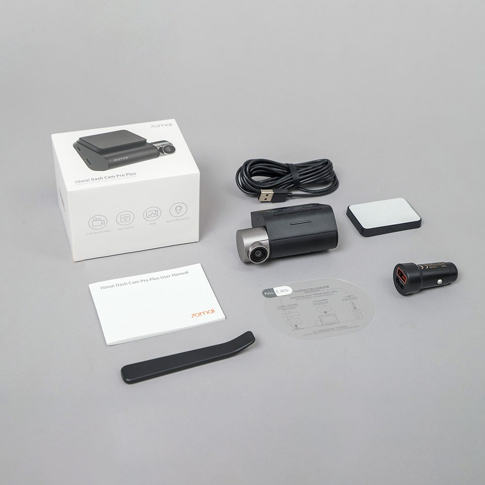 [Mã 2404EL10K giảm 10K đơn 20K] Camera hành trình ô tô XIAOMI 70MAI Pro Plus A500 tích hợp sẵn GPS Bảo hành 6 tháng