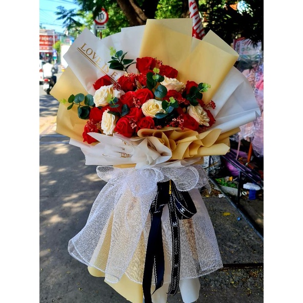 bó hoa sáp cao cấp (ảnh thật)
