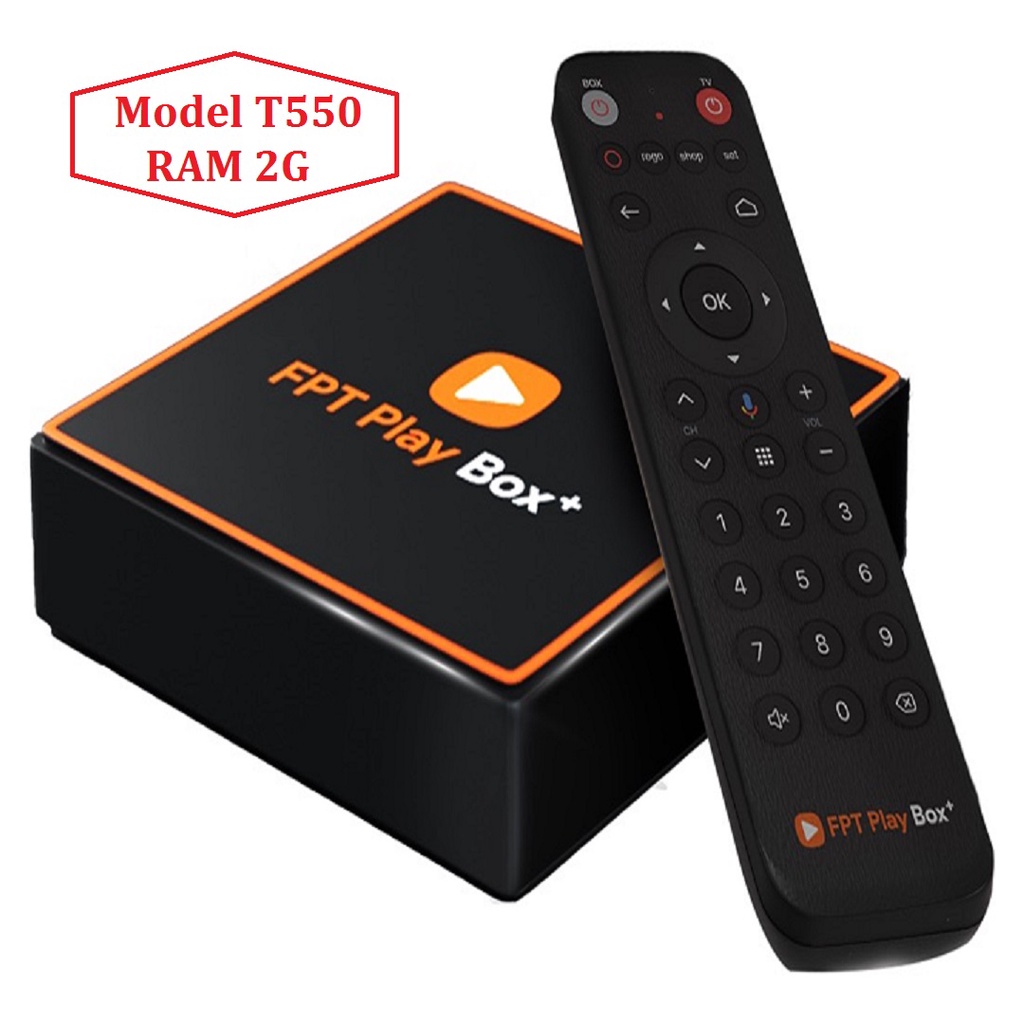 FPT Play Box+ Model S/T550 - RAM 2Gb ROM 16Gb - Android TV 10 - TIVI BOX FPT Điều Khiển Bằng Giọng Nói MÔ TẢ SẢ