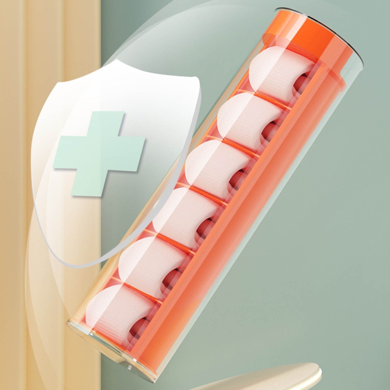 Hộp Đựng Đồ Lót Hình Trụ Trong Suốt Có Nắp Đậy Tiện Dụng