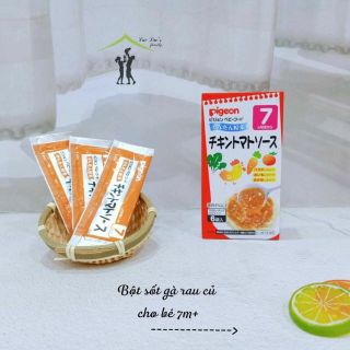 Bột sốt, soup vị gà rau củ 7m+