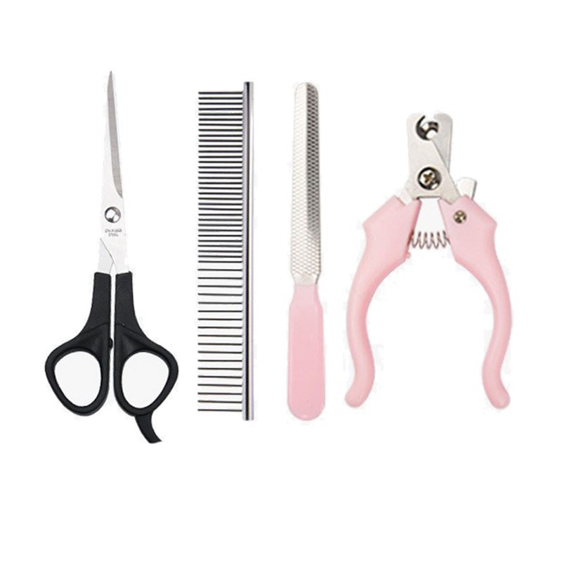 Set 4 dụng cụ chăm sóc móng cho thú cưng