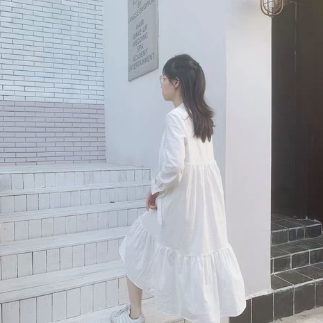 Đầm Babydoll Nữ Nơ Ngực 🦋 Váy Nữ Tay Bồng Dáng Suông 2 Màu 🦋 | BigBuy360 - bigbuy360.vn