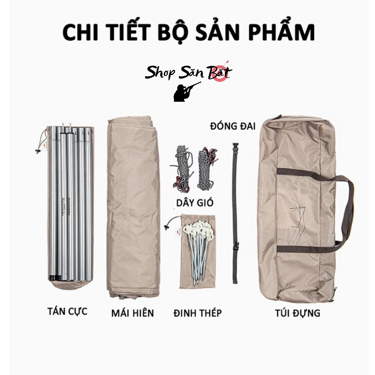 Tấm tăng lều tank bạt che nắng chống mưa, bạt lót cắm trại du lịch dã ngoại dày rộng, màu săc mát mẻ - DCP20