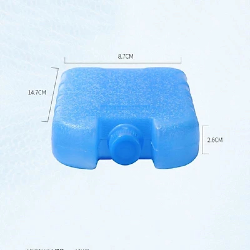 Đá khô CO2 DK250 giữ lạnh sữa, nước uống, Hộp băng khô dạng gel cho quạt điều hòa, du lịch, phượt