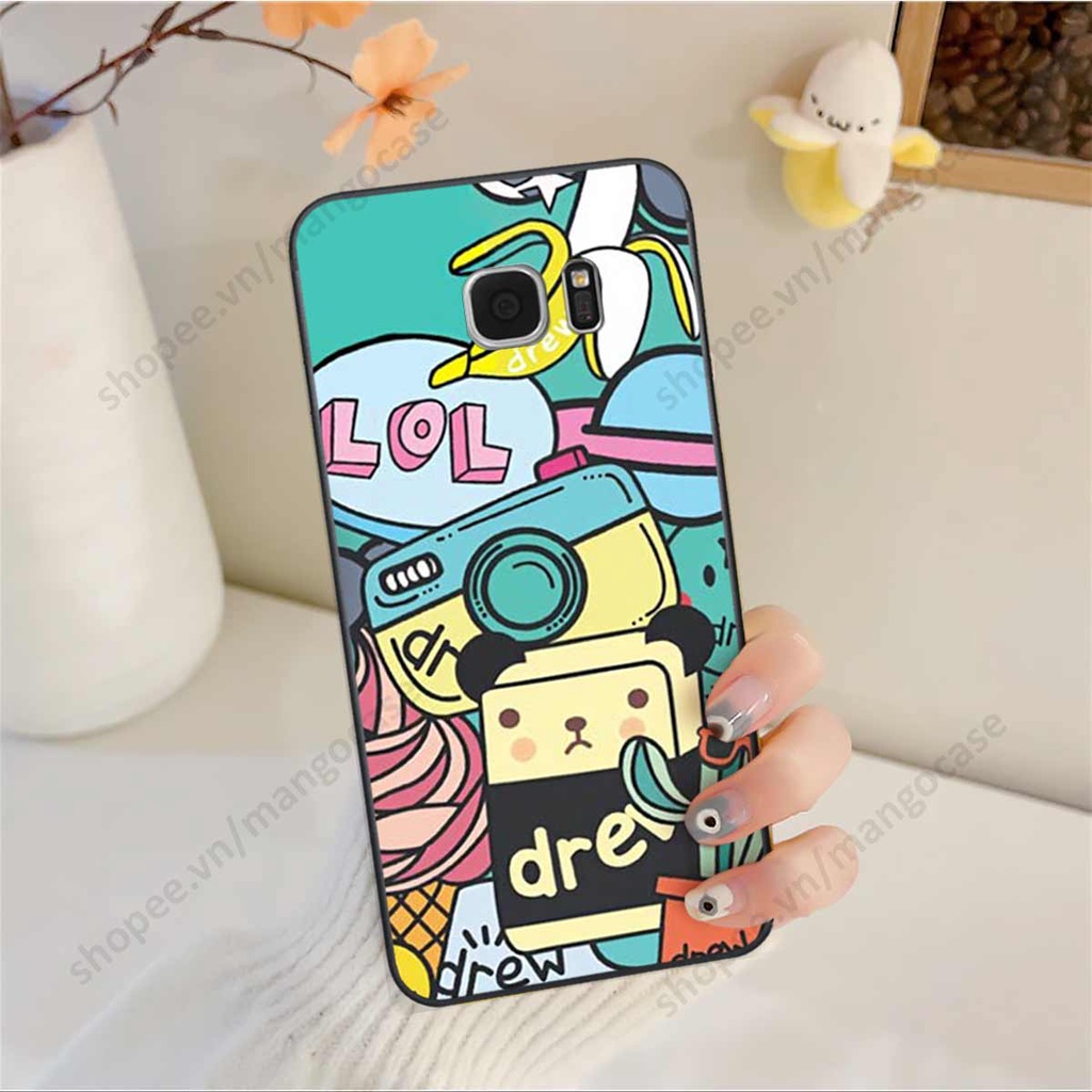 Ốp lưng điện thoại Samsung S6 / S6 EDGE / S7 / S7 EDGE drew, kaws, bape cao cấp, vỏ ốp rẻ đẹp