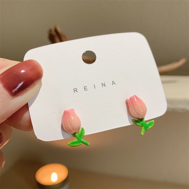 Khuyên Tai Hình Hoa Hồng Phong Cách Thời Trang Mới 2022