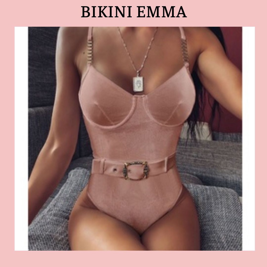 Bikini liền đai sắt cực sexy, hàng nhập loại 1 (kèm hình khách mặc)