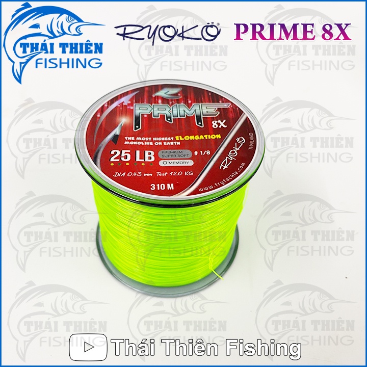 Cước Câu Cá Ryoko Thái Lan Prime 8X