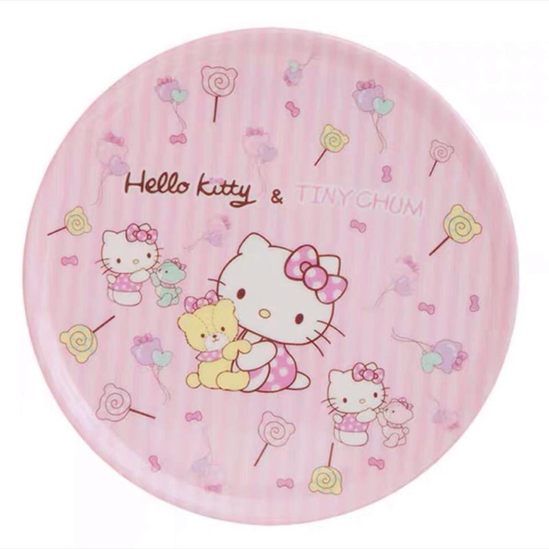 Đĩa Hello kitty + Doraemon