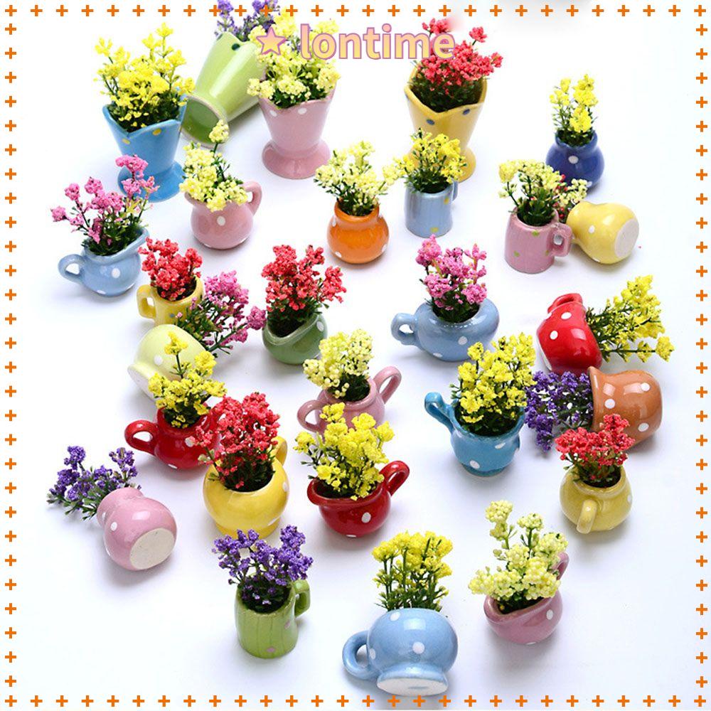 Chậu hoa bonsai nhân tạo trang trí đẹp mắt