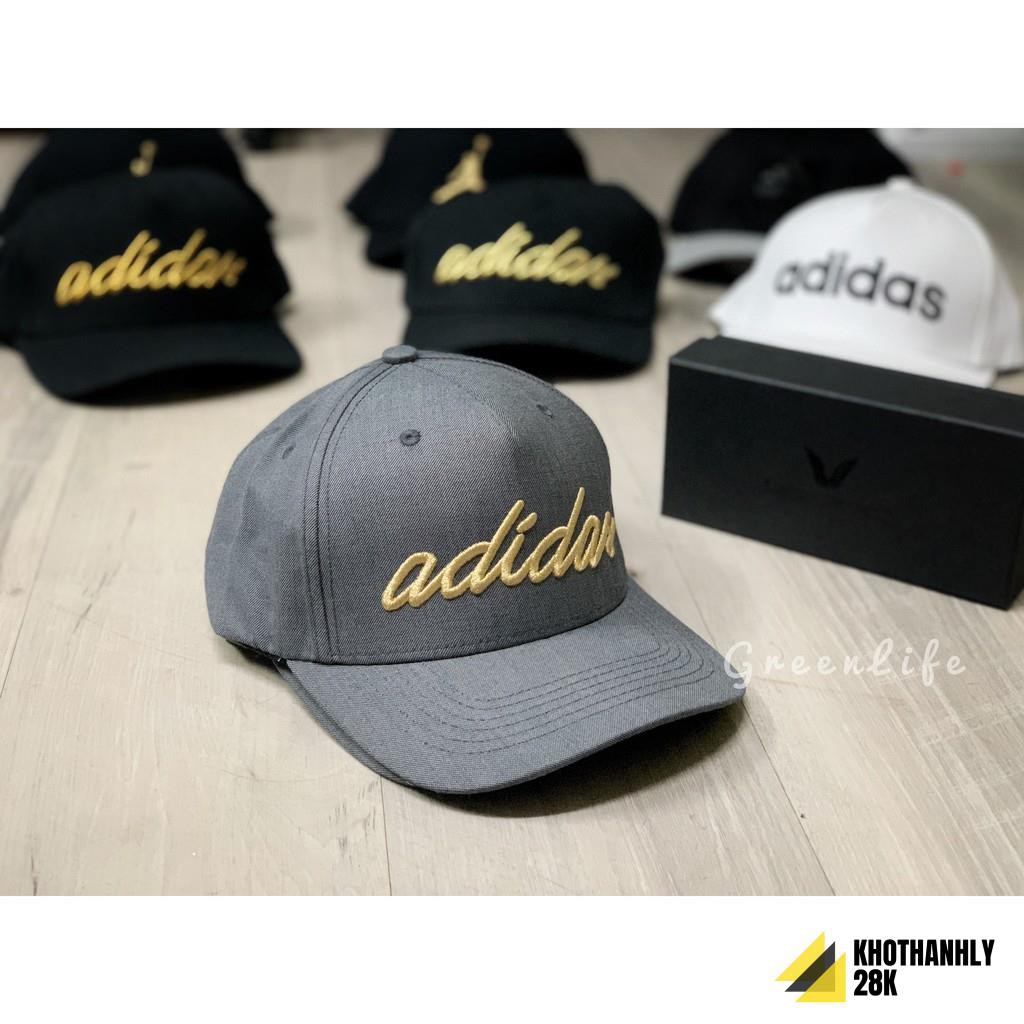 [SALE SOCK] XẢ KHO SIÊU SALE - NÓN LƯỠI TRAI VNXK MÀU XÁM PHỐI CHỮ VÀNG CAO CẤP