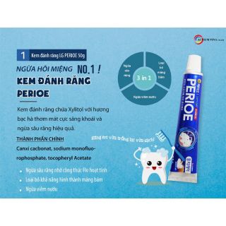 Kem đánh răng PERIOE HÀN QUỐC 50 gam