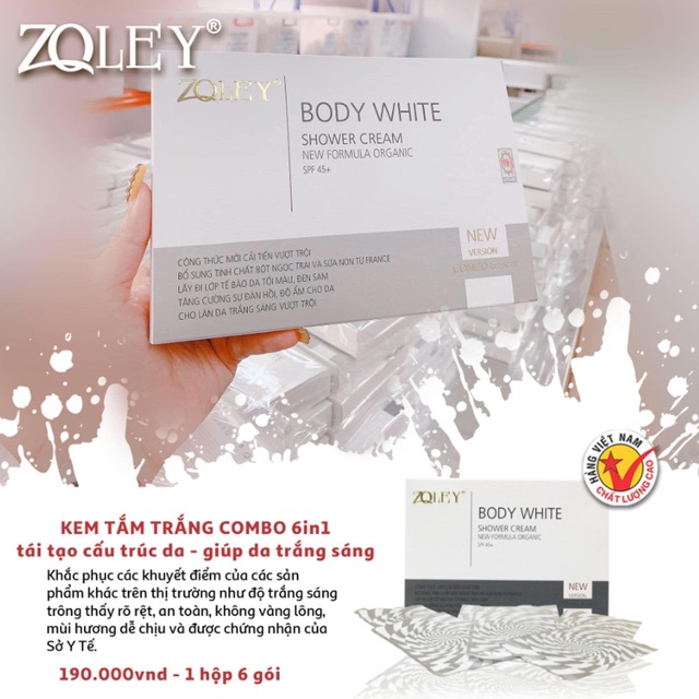 Tắm trắng Zoley 6in1