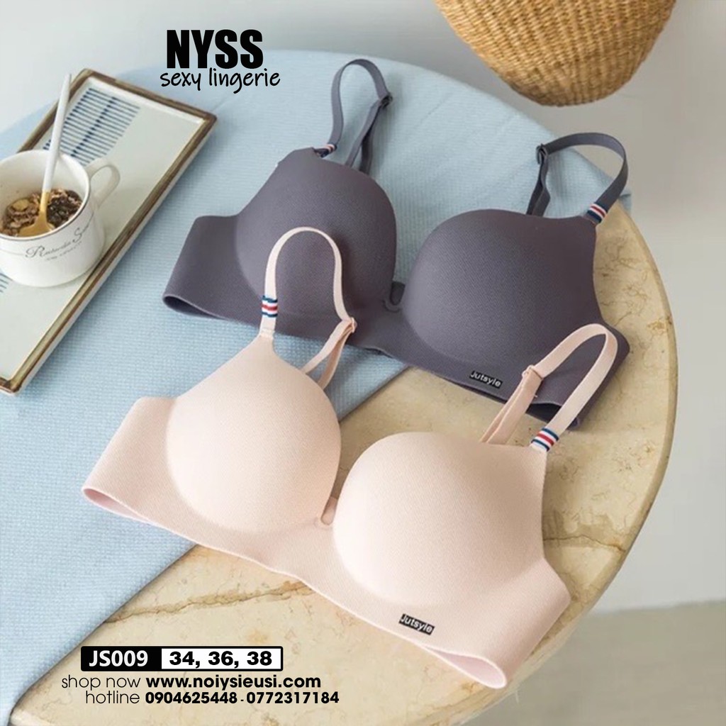 Áo Ngực Không Gọng Jutsyle JS009 Mút Dày 2.5cm Ôm Nâng Khít Ngực Gợi Cảm Cuốn Hút
