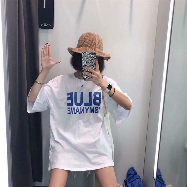 ÁO THUN UNISEX CHỮ BLUE IS MY NAME