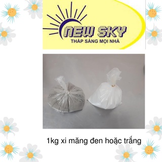 1 kg xi măng đen hoặc trắng dùng để sửa chữa, tô trát tường