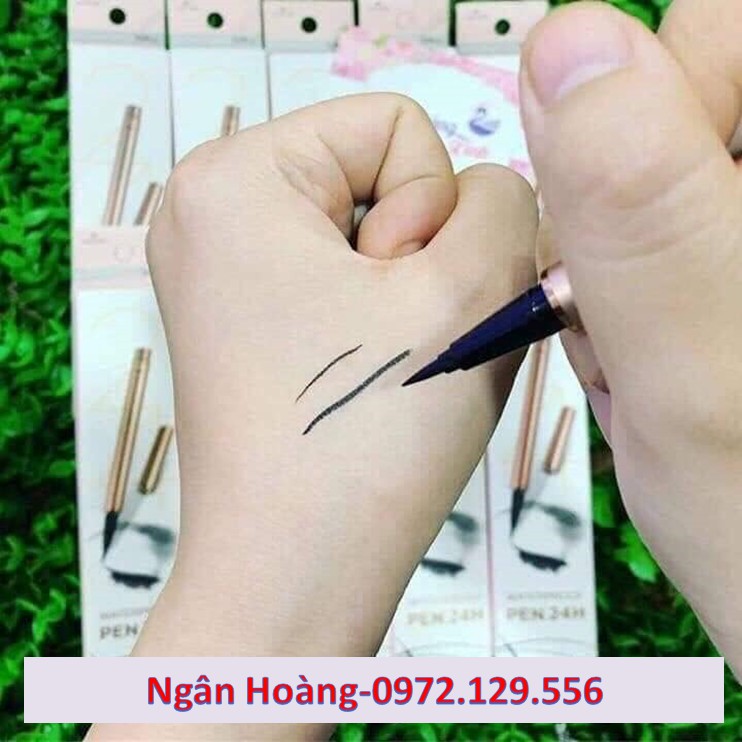 Kẻ mắt nước Vacosi Waterproof 24h Pen Eyeliner phiên bản hoàn toàn mới