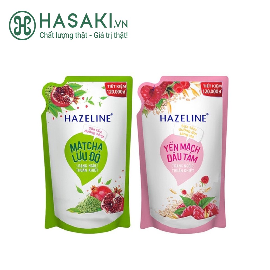 Sữa Tắm Hazeline Sáng Da (Mới) Túi 1kg