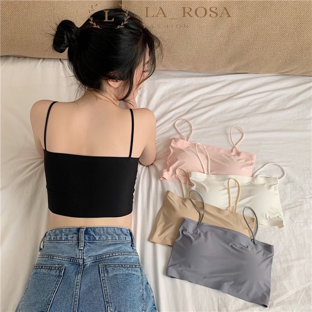 Áo Bra 2 Dây Đúc Su 🎀FREESHIP🎀 Bra Tập Gym - Áo Ngực Không Gọng Mút Mỏng LAROSA 8881