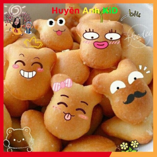 500g đồ ăn vặt bánh gấu nhân kem thiên hồng ăn vặt đặc biệt thơm ngon