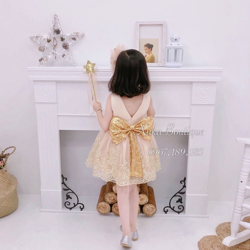 Váy Công Chúa Cao Cấp Bé Gái (Ảnh, Video thật)