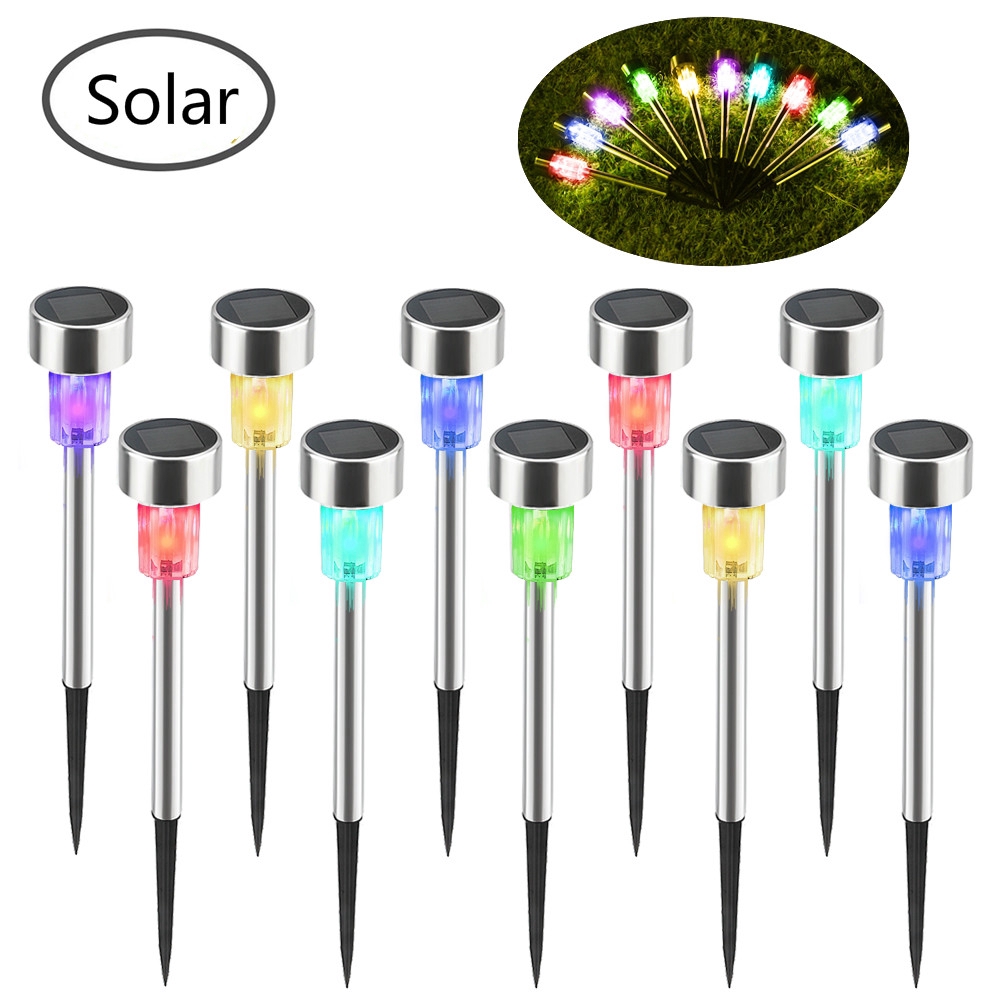 Led Solar Light For Garden Decoration Outdoor Garden Waterproof  Stainless Material Yard Lamp
