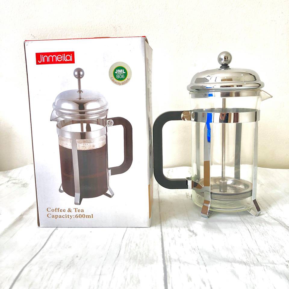 [Giá sỉ] Bình phin pha cafe cà phê thủy tinh chịu nhiệt có lọc siêu tiện lợi có tay cầm 350-600ml