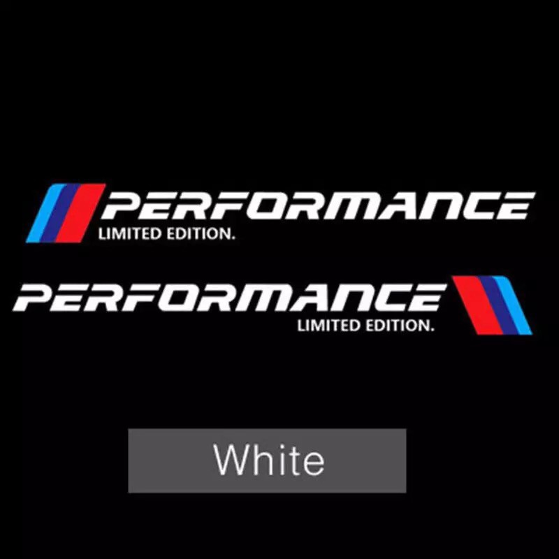 Bộ 2 tem dán cửa xe ô tô Performance