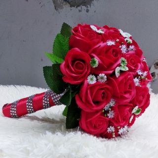 Hoa cưới cầm tay tông do size lớn
