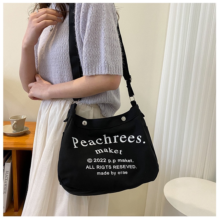 Túi vải đeo chéo học sinh PEACHREEL trẻ trung BAG U PCR12