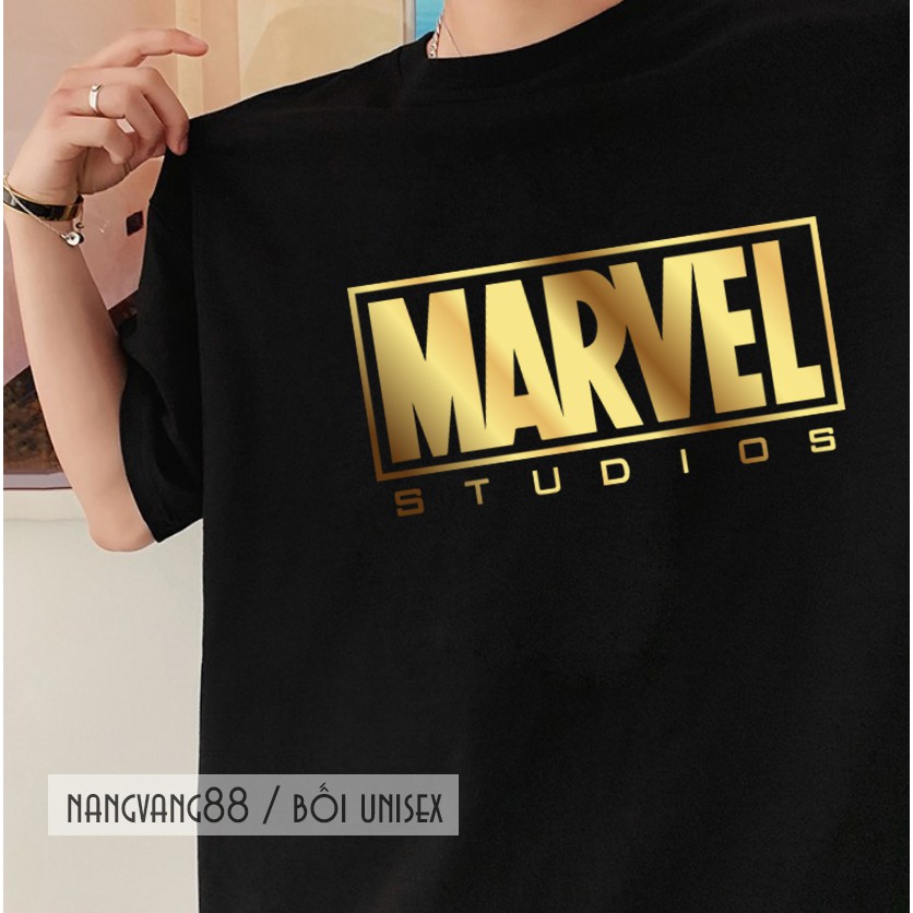 Áo tay lỡ Nam Nữ MAVEL VÀNG BÓNG CỰC ĐẸP | BigBuy360 - bigbuy360.vn
