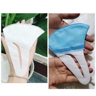 Khẩu trang 5D Đảm báo chính hàng 1set 10/cái có 2 màu trắng & xanh