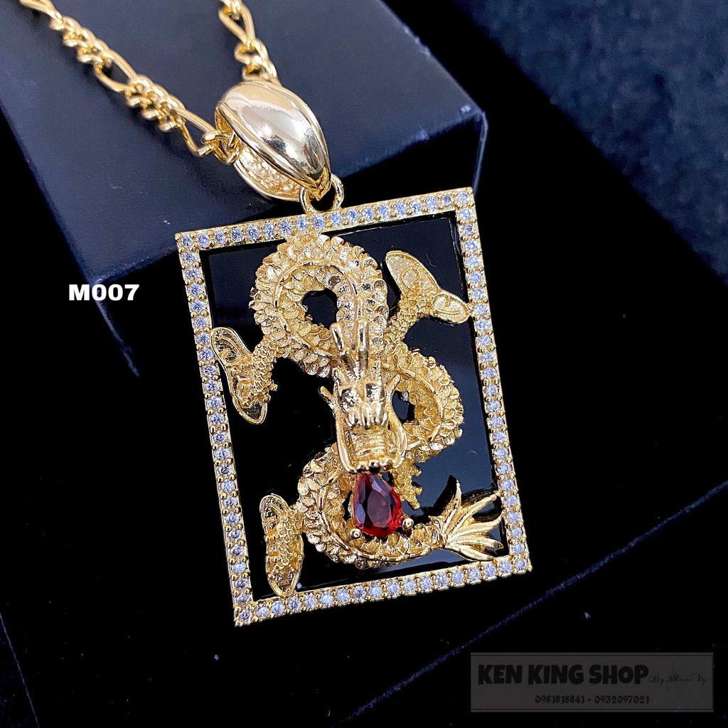 MẶT DÂY CHUYỀN XI MẠ VÀNG M007