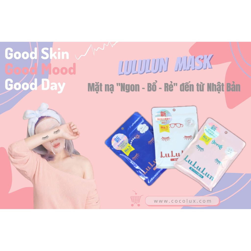Mặt Nạ Lululun Brightening Face Mask-[COCOLUX]